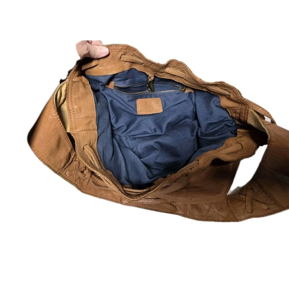 Lucky Brand Leather Hobo Bag Slouchy Vintage Y2K Boho